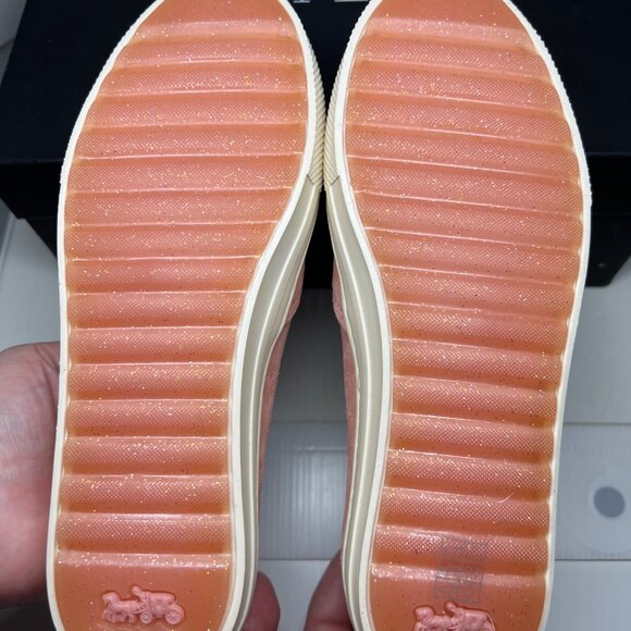 Coach Slip On Sneaker With Tea Rose Rivets Peony G2062 - Picture 4 of 11